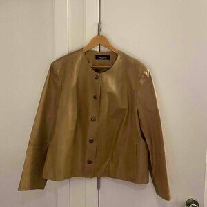 Jones New York Woman Leather Jacket size Large